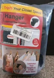Space Saving Clothes Hanger Connector Hooks, Ursetup Heavy Duty Hangers