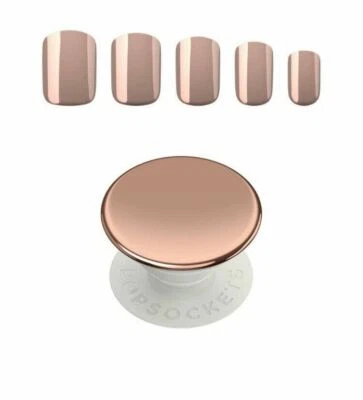 Popsockets Nails Premium with PopGrip - Rose Gold Mirror or Neon Coast NIB