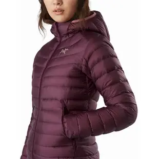 Arc'teryx 始祖鳥 女款 CERIUM LT 羽絨外套 850FP 登山保暖連帽外套 紫紅 26125 綠野山房