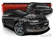 HSV AVALANCHE PHANTOM A3 FRAMED PRINT (HC633)