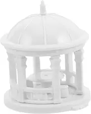 CLISPEED Scale European Pavilion Model for DIY Table Durable Decorative Ornament for Bonsai and Micro Landscape Enhancements
