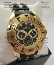 Invicta Sea Spider Men's Chronograph Watch - 45.9mm, Gold, Black 44121