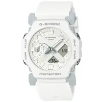 在飛比找PChome24h購物優惠-CASIO卡西歐 G-SHOCK 經典造型 輕薄雙顯腕錶-白