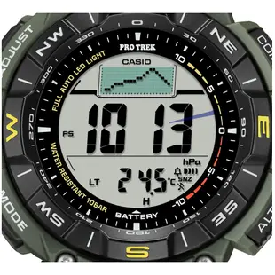 【CASIO】卡西歐太陽能登山錶 PRG-340-3 高度、溫度氣壓、方位大羅盤PRO TREK宏崑時計 台灣卡西歐保固