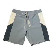Birdwell Beach Britches Board Shorts Mens 34 Quarry Bone Slate Swim Trunks New
