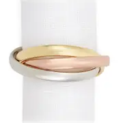 L'Objet Three Ring Napkin Jewels, Set of 4