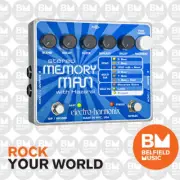 Electro-Harmonix EHX Stereo Memory Man Hazarai Digital Delay Looper Effect Pedal
