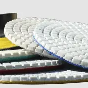 7PCS 4 Inch Diamond Polishing Pads for Wet Granite Stone Marble Concrete Polish