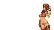Anime kyoungseok oh white background girls iron man Playmat Gaming Mat Desk