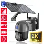 4G Security Camera Solar Real Time Outdoor Night 2K Outdoor Wireless Battery SIM