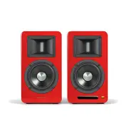 Airpulse A100 Wireless Active Bookshelf Speakers - Red