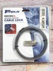 Targus Defcon CL Notebook Laptop Cable Lock Anti-Theft Device Security New