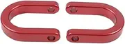 ZYBUFON Aluminum Alloy Red/Silver Compatible for Hummer H2 2003-2009 Car Tow Hook Bumper Tow Hook Rear Trailer Hook Trim Car Accessories(Red)