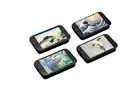 Set of 4 Tin Boxes matchbox of e-ukiyo japanese art Storage Box tinplate slide