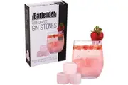 Rose Quartz Gin Stones Set 6 Bartender Scotch Rock Drink Chill Bar Shot Ice