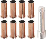 weizhun 9pcs/Set Aluminum Alloy Door Hinge Bushing Pin Liners Repair Kit Refitting Parts Modification Accessories Fit for Car (Color : As Shown)