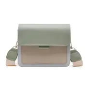 Women's Bag 2021 New Casual Versatile Waterproof Pu Material Solid Color Cover Diagonal Shoulder Bags Fashionable Small Fresh