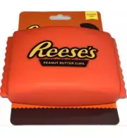 NEW Reese's Peanut Butter Cup Vinyl Squeaky Dog Toy - 5" x 3.5"