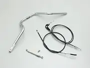 Hurricane H040-073C European Type 4 Handle Set, Chrome Plated GB350 (21-2BL-NC59)