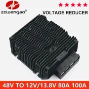DC 36V/48V Step Down to 13.8V 100A DC DC Converter Regulator Module