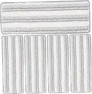 KOCKSHION 5pcs Microfiber Mop Pads Self Adhesive Replacement Heads for Spray Mops Super Absorbent Sponge for Tile Marble Floors Efficient Cleaning for Tough Dirt and Spills