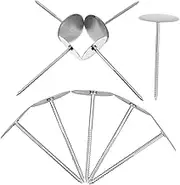 Amosfun 10Pcs Cake Decorating Tools Flower Nails for Baking Easy to Clean Pastry Sticks for Cupcake Decor and Creative Desserts