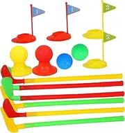 FOYTOKI 2 Sets Golf Clubs Golf Set Indoor Golf Toy Sports Toys for Outdoor Sports Toy Childrens Toys Golf Balls Game Golfs Sport Toy ? Mini Golfs Toys Plastic Golfs Toy Colorful