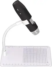 Digital Microscope, 50x to 1000x HD 2MP Mini Handheld Microscope Digital Camera with 8 Adjustable LED Lights, 360° Rotatable Flexible Stand
