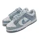 Nike 休閒鞋 W Dunk Low ESS 復古 Paisley 女鞋 變形蟲 腰果花 白 藍 DH4401-101