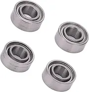 RC Ball Bearing, Silver RC Bearings Replacement Part for 1/10 Remote Control Cars