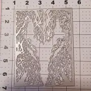 Universal Thin Metal Die Cut Tool Werewolf Dryad Tree Wolf face card bifold