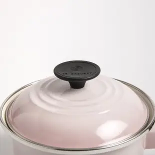 【HOLA】Le Creuset 琺瑯單柄調理鍋16cm 貝殼粉