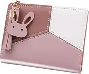 [Veemoon] Elegant Zippered Holder Small Coin Purse Portable Tassel Wallet Fashion Short Purse Ideal for Women