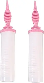 YARNOW 2Pcs Manual Inflator Portable Hands Push Type Pump for Balloons Footballs and Party Supplies Lightweight and Easy to Carry for Outdoor Celebrations
