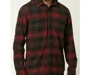 O'Neill Disarm Shirt Jacket (M) Burgundy HO9104201