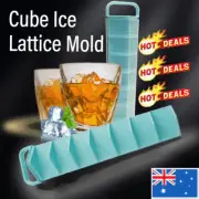 Reusable Bar Ice Cube Molds Stackable Vertical Ice Cube Tray Kitchen JC