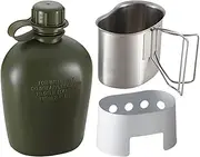 Camping Kettle - Versatile Kettle Set, Folding Camping Cup | Effortless Cleaning Lightweight Cup Stove Bag Set, Stainless Steel Folding Drink Stove for Backpacking Home