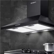 Devanti 600mm Range Hood 60cm Rangehood Black