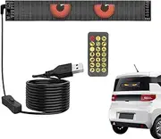 Devil Eyes Light - Programmable Lightweight Car Display Light, Attractive Car Decoration Light | Devil Eyes Light Smart LED Light Flexible Led Display Car Sign Light for Store Display,
