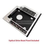 Bezel Panel + 2nd HDD SSD Hard Drive Caddy Frame for Dell Latitude E4300 E4310