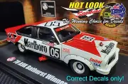 1:24 DDA MARLB0R0 Decals suit Peter Brock 1978 1979 Bathurst winner A9X Torana