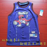 美國NBA官網ADIDAS正品青年版兒童寶寶小孩球衣McGRADY TMAC瑪格雷迪暴龍隊青年版大童小童親子裝全家福