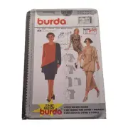 Burda 3145 A Symmetric Top T Shirt Straight Skirt Ladies Sz 18-28 Pattern UC FF
