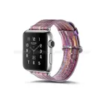 APPLE WATCH 彩色混合皮革錶帶 - 紅色香檳混合