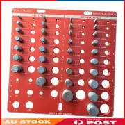18/34Thread Nut and Bolt Thread Checker Accurate Inch and Metric Size Measuring`