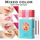 20 Cotton Swab Disposable Lip Stain Tattoo Lipstick Set Waterproof Lip Gloss New