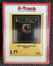 Kenny Rogers & Dottie West Classics 8 Track Cartridge Sealed