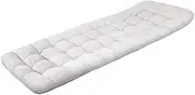 Outdoor Sun Lounger Chair Cushion Non Slip Back Elastic Sleeve Lounge Chaise Mattress for Garden Indoor Sofa Car Seat Gray 190 * 67cm