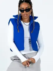 Kirby Puffer Vest Blue
