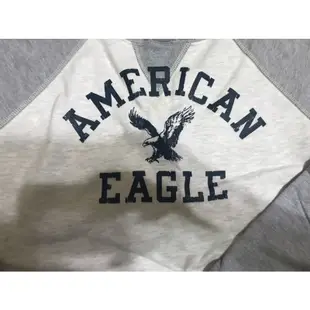 American eagle 拼接配色男款帽T